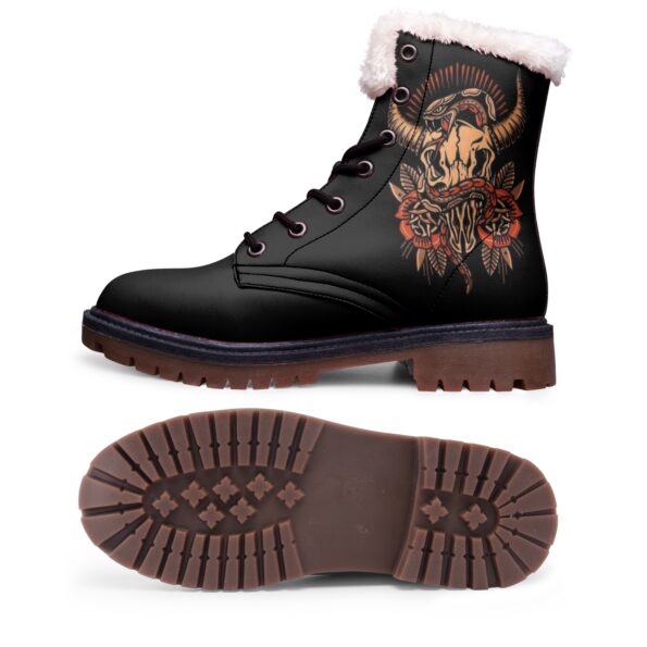 Unisex Lace Up Winter Boots Fashion Comfort Chukka Boots - Image 3