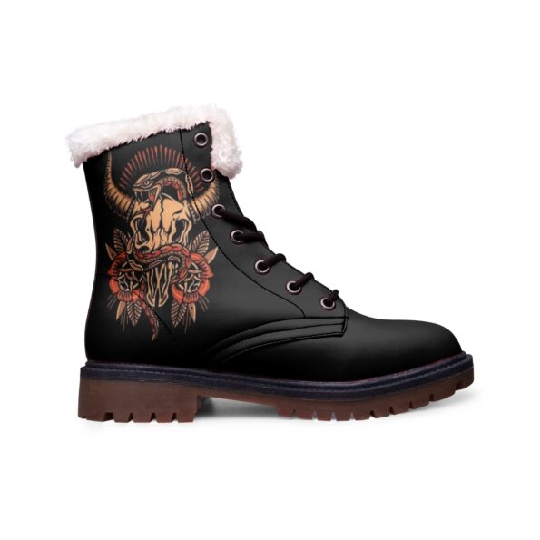 Unisex Lace Up Winter Boots Fashion Comfort Chukka Boots - Image 4