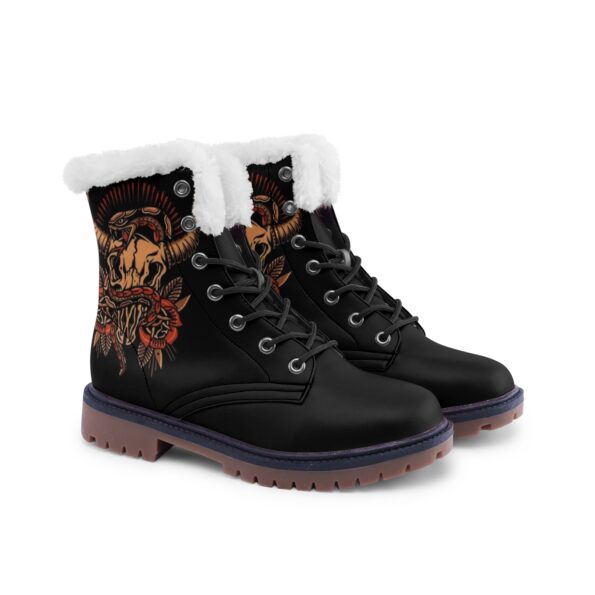 Unisex Lace Up Winter Boots Fashion Comfort Chukka Boots - Image 5