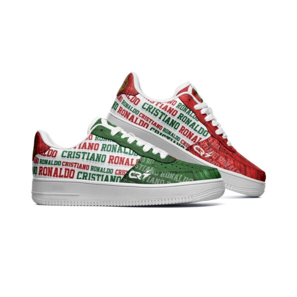 Unisex Low Top Leather Sneakers - Image 2