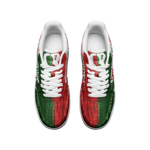 Unisex Low Top Leather Sneakers - Image 3