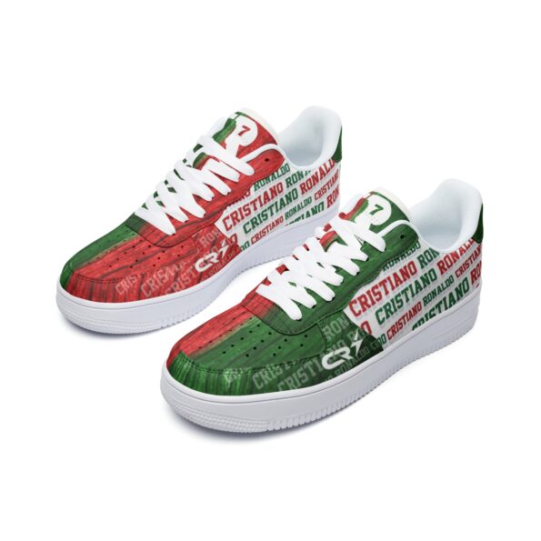 Unisex Low Top Leather Sneakers - Image 4