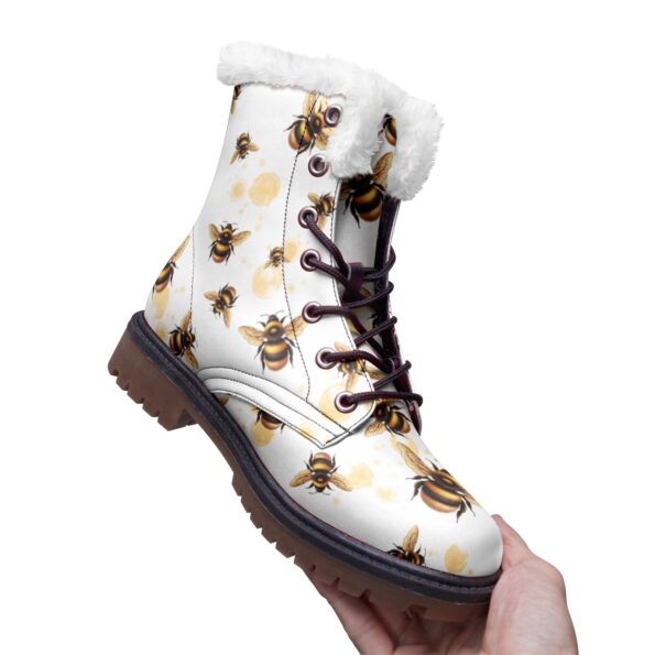 Unisex Lace Up Winter Boots Fashion Comfort Chukka Boots - Image 2