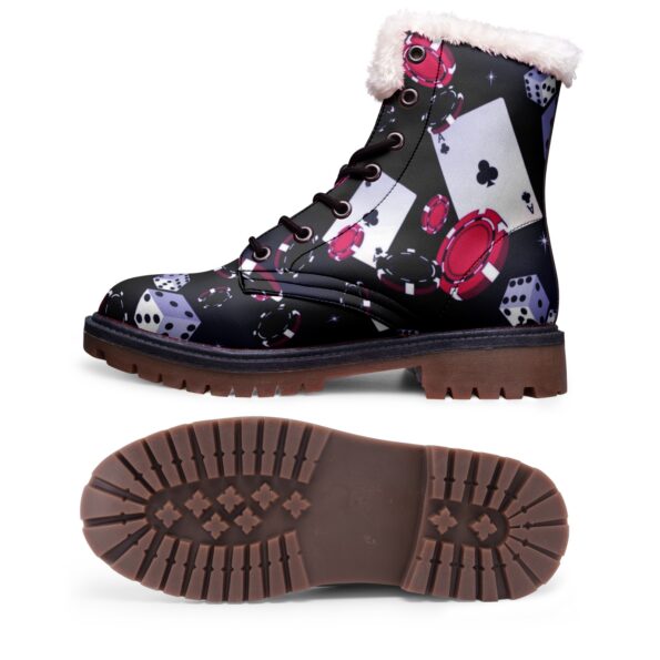 Unisex Lace Up Winter Boots Fashion Comfort Chukka Boots - Image 3