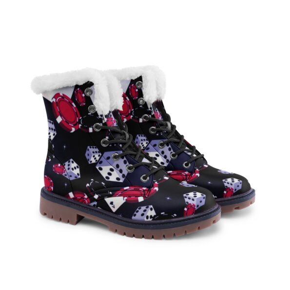 Unisex Lace Up Winter Boots Fashion Comfort Chukka Boots - Image 5