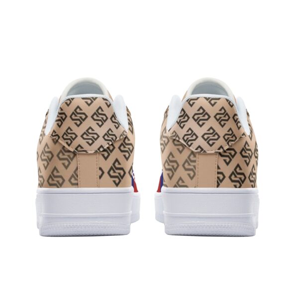 Unisex Low Top Leather Sneakers - Image 5