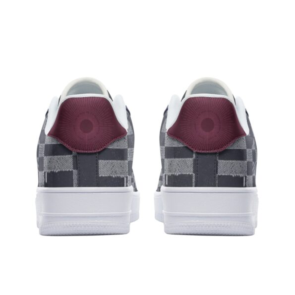 Unisex Low Top Leather Sneakers - Image 5