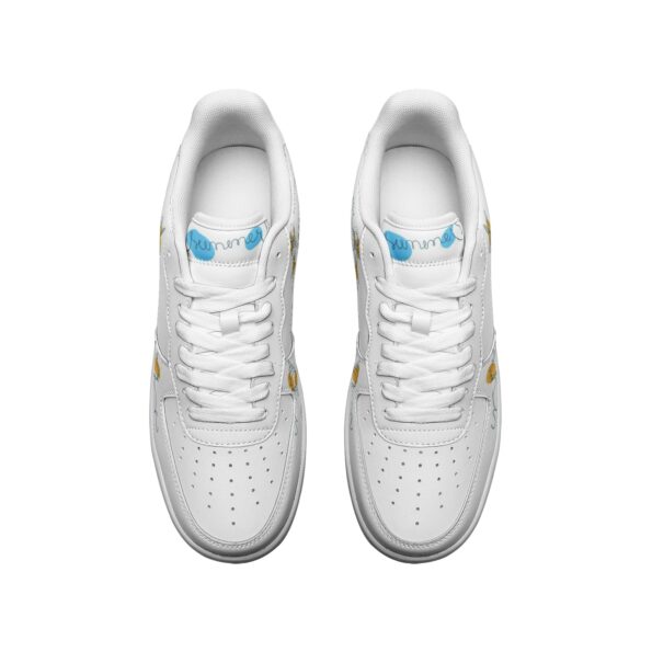 Unisex Low Top Leather Sneakers - Image 3