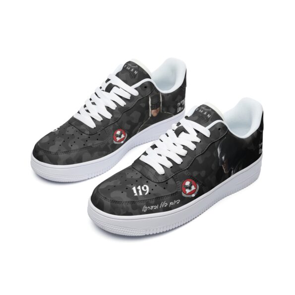 Unisex Low Top Leather Sneakers - Image 4