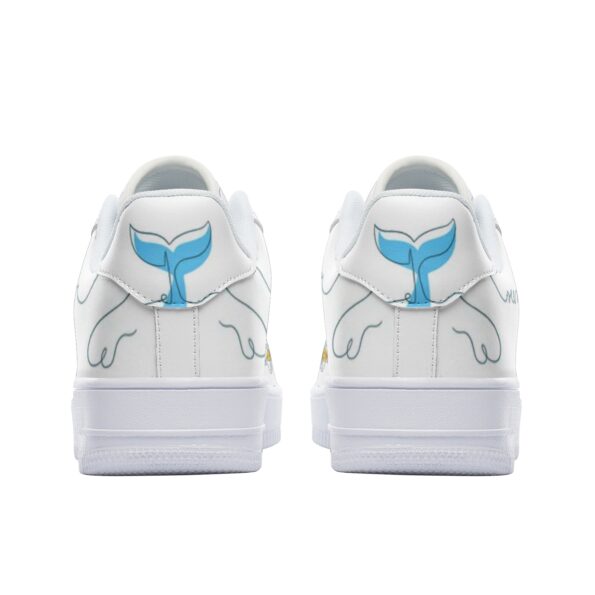 Unisex Low Top Leather Sneakers - Image 5