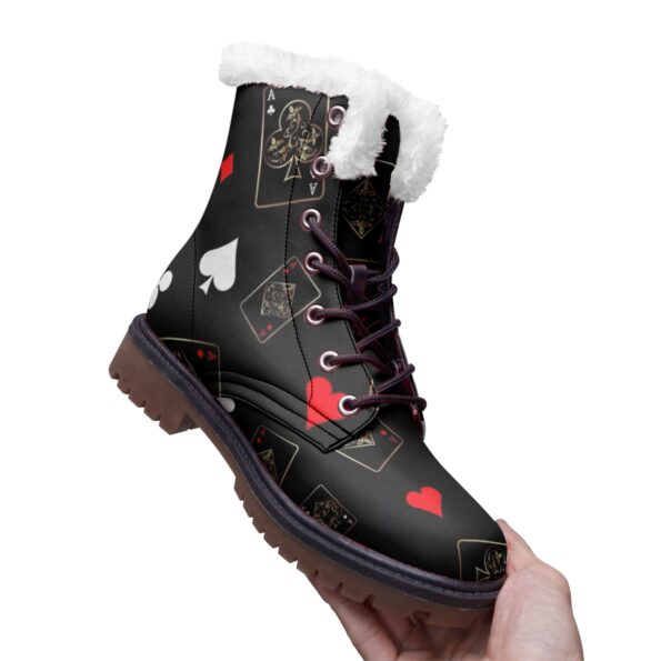 Unisex Lace Up Winter Boots Fashion Comfort Chukka Boots - Image 2