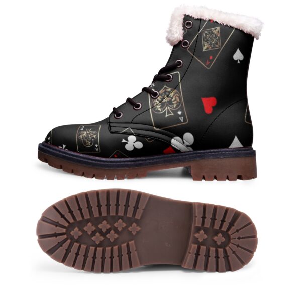 Unisex Lace Up Winter Boots Fashion Comfort Chukka Boots - Image 3