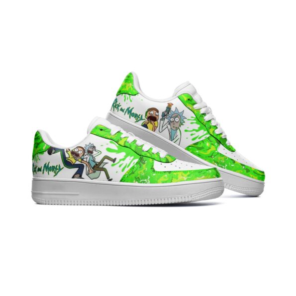 Rick and Morty Green Sneakers - Image 2
