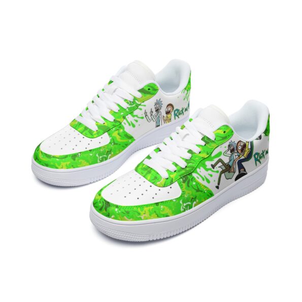 Rick and Morty Green Sneakers - Image 4