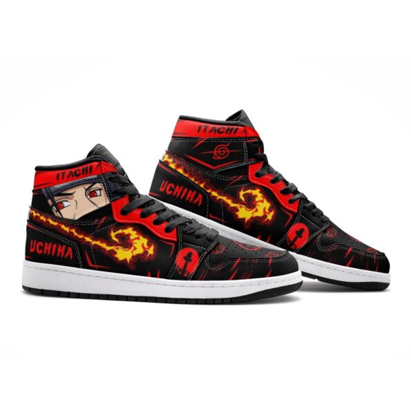 Itachi Uchiha High Sneakers - Image 2