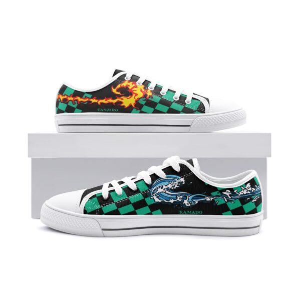 Kamado Tanjiro Low Canvas Sneakers - Image 5