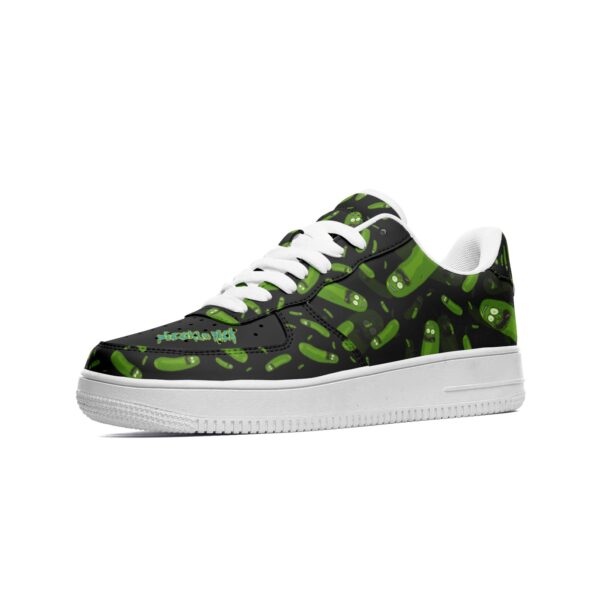 Pickle Rick Black Sneakers
