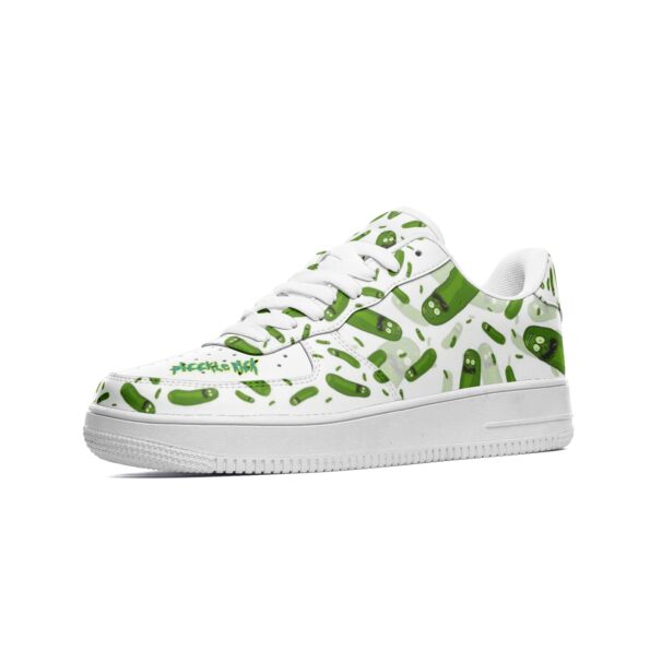 Pickle Rick White Sneakers