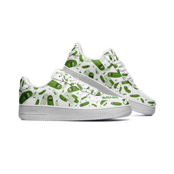 Pickle Rick White Sneakers - Image 2